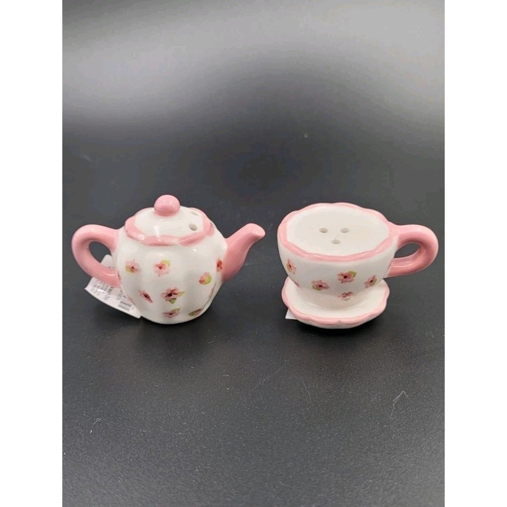 Mini Tea Set Salt And Pepper Set Trinket‎ Floral